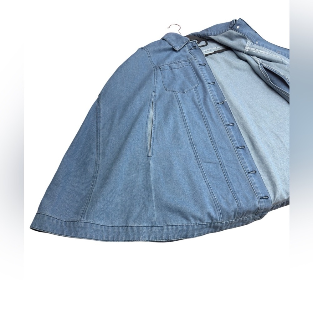 SHEIN Light Blue Denim Jacket - Picture 7 of 8
